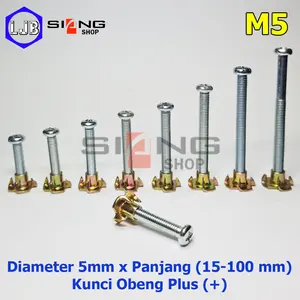 Baut Speaker Cakar JP M5 panjang 15 sd 100 mm Mur Cakar