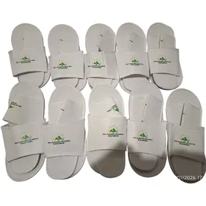 CUSTOM SLIPPER LOGO ISI 100 PASANG BISA PILIH WARNA BEBAS HOTEL, VILLA, CABIN, HOMESTAY