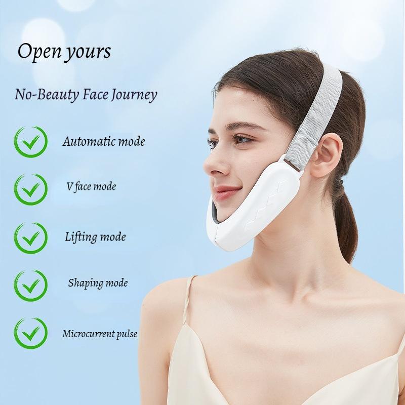 Máy massage hỗ trợ nâng cơ mặt và làm thon gọn, thiết kế thông minh với 5 chế…