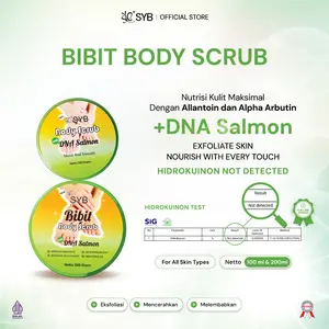 NEW SYB BODY SCRUB with DNA SALMON & Arbutin