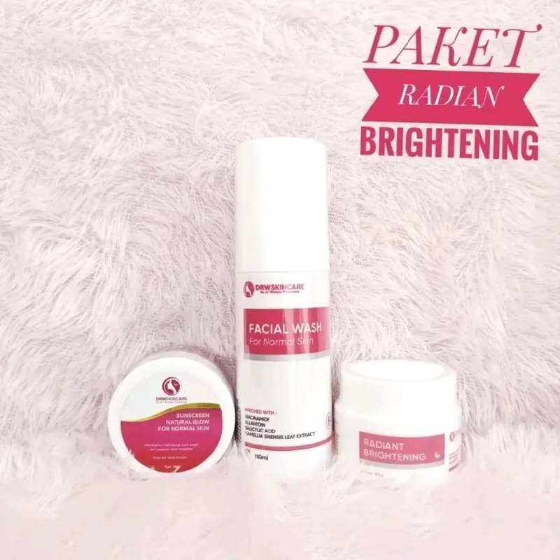 paket all reguler DRW skincare original 100% Perawatan Wajah Facial Muka Membersihkan Mencerahkan 2