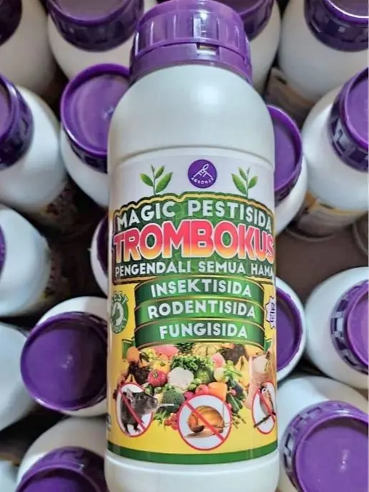 TROMBOKUS MAGIC PESTISIDA+ZPT SEBAGAI INSEKTISIDA, RODENTISIDA, FUNGISIDA ORGANIK PENGENDALI SEGALA HAMA BURUNG DAN TIKUS UNTUK SEMUA TANAMAN 5