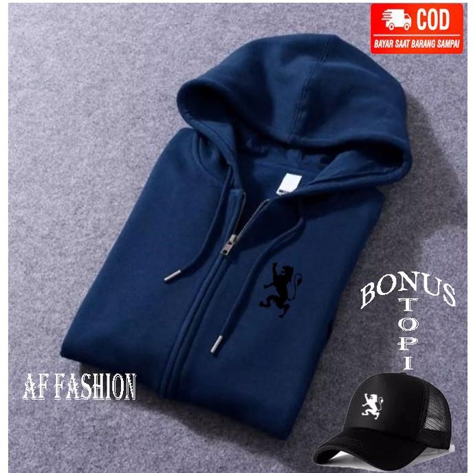 Free Topi... jaket Resleting Logo Giordano Lbg Text Hitam / Jaket Distro / Sweater Distro / Hoodie Distro / Jaket Wanita / Jaket pria / Jaket Musim Dinging / Af Fashion 1