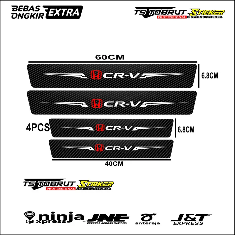 stciker 9pcs carbon 3d mobil honda crv stciker pengaman pintu mobil honda crv bisa cod unevesal semua mobil crv 3