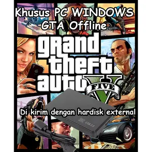 HDD Game GTA 5 V Offline PC Komputer Laptop Tinggal MAIN