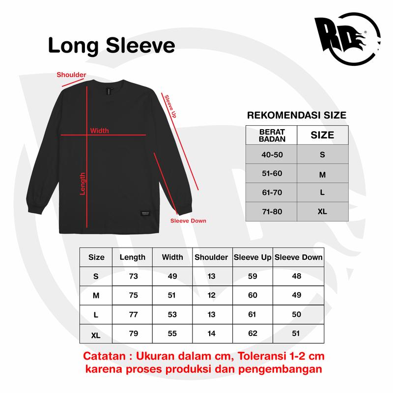 Rown Division Kaos Longsleeve Modensty Black Pria 3