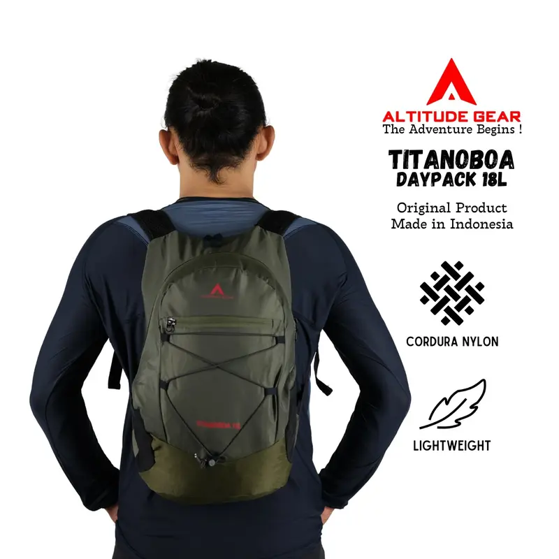 Altitude Gear Titanoboa 18L Tas Summit Ransel Lipat Multifungsi Portable Ultralight 3
