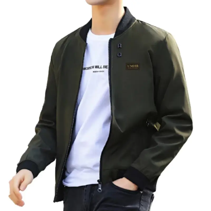 Jaket Bomber Ekslusif Oria Path Taslan Waterproof Casual Formal Keren 2