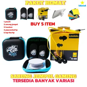 sarung jempol gaming esport motif (BUY 5 ITEM) sarung jempol gamers savage penta kill maniac