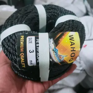 Tali Tambang Hitam 3mm untuk Jemuran dan Serbaguna