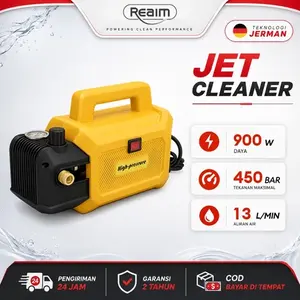REAIM Jet Cleaner 1000W 500Bar Mesin Cuci Mobil Alat Cuci Mobil High Pressure Cuci Mobil Semprot Tekanan Tinggi