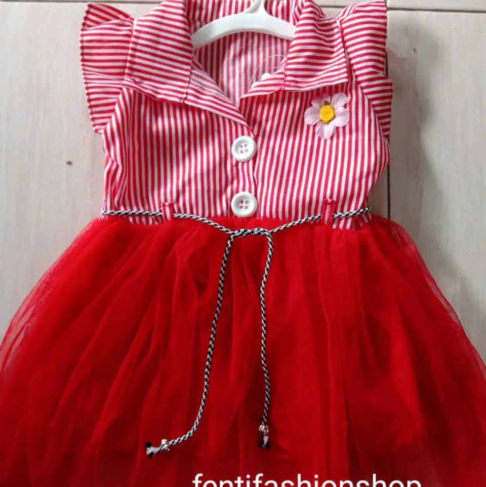 dres 2-3 tahun kerah tutu