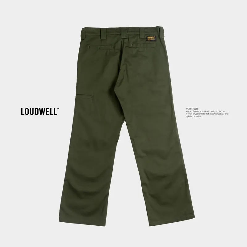 Loudwell Timbers Army Workpants Celana Chinos  Panjang Reguler Loose Cut pants 3