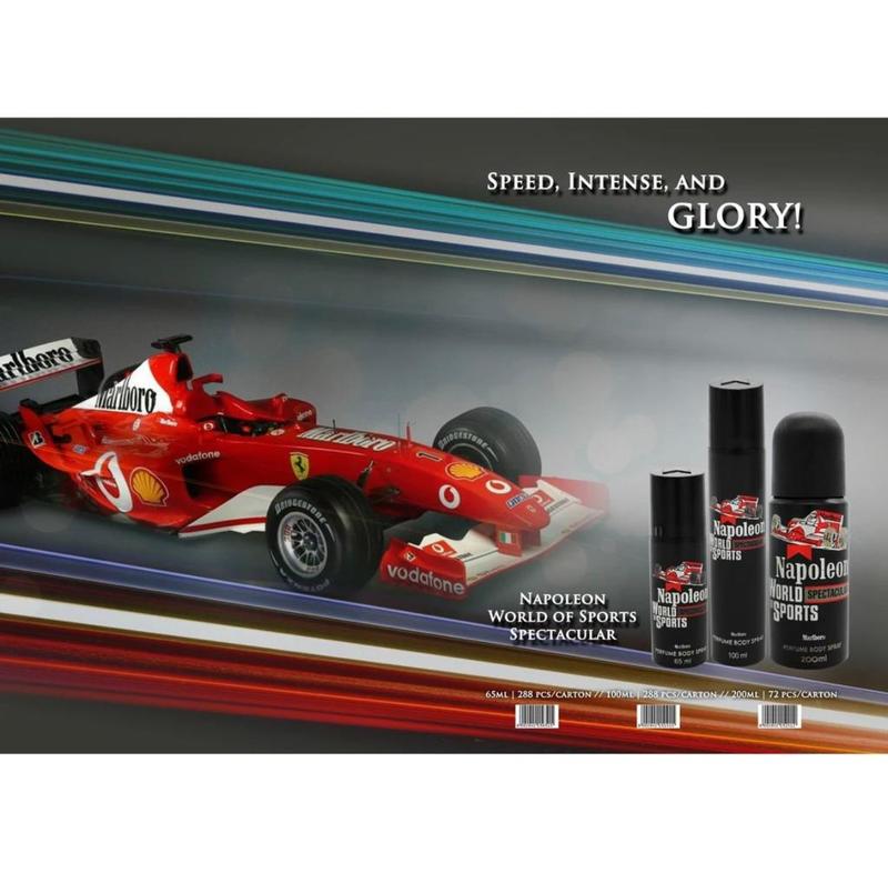 Marlboro Napoleon Parfum Deodorant Spray Pria 200ml Hitam dan Putih 5