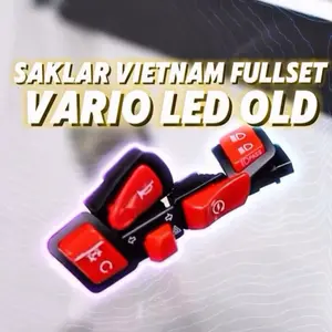 saklar vietnam vario led old kzr beat beat fullset passbeam merah lampu full set