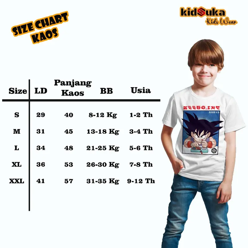Setelan Baju Kaos Distro Anak Laki-Laki Umur 3-12 Tahun 8