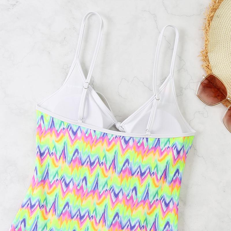 Product Introduction of One Piece Swimsuits for Women Tummy  Bathing Suits Cute Keyhole Swimwear 6