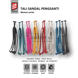 TALI SERAMPAT PENGGANTI SANDAL JEPIT WANITA PREMIUM (size 36 s/d 40) Karet Sendal