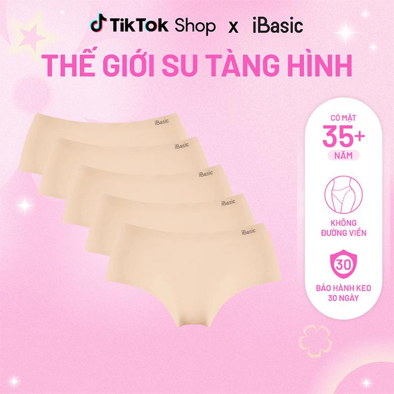 Combo 5 quần lót nữ iBasic lưng cao không đường may  V189 Women