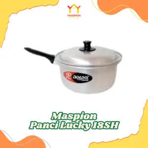 Maspion Panci Lucky Pot 18 SH - Panci Susu Aluminium - MHS panci  susu jawa