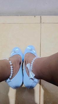 Product Review of heels pesta putih / hills nikah / sepatu psp from @**g K**🐻 1