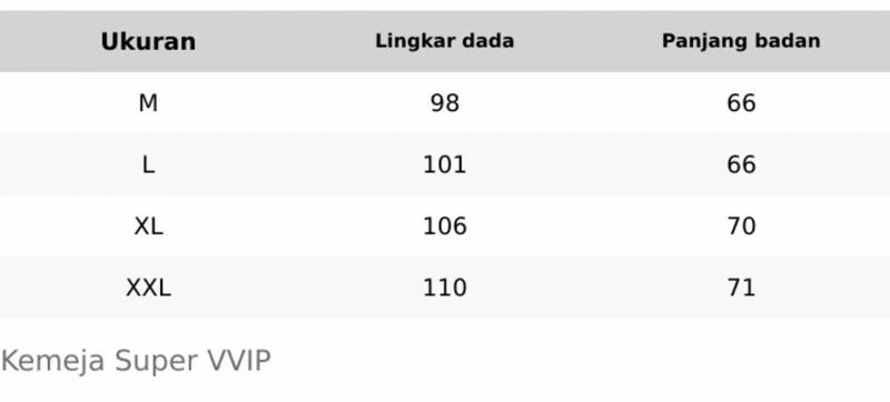 [SUPER] Kemeja Casual Pria - Slimfit