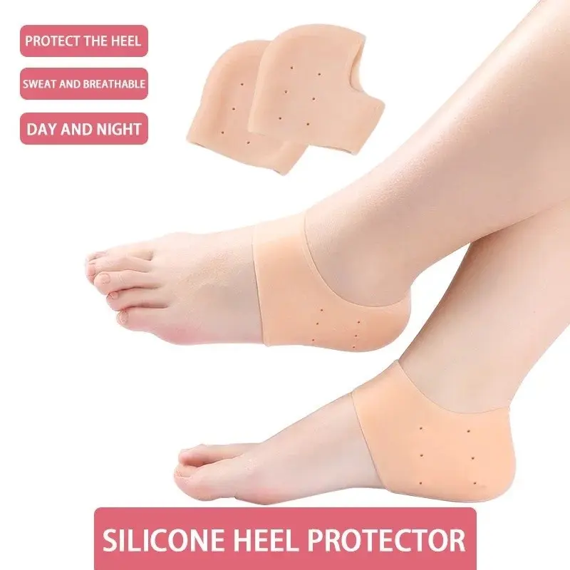 CL Bantalan Gel Silikon Pelindung Tumit Kaki Untuk Pereda Sakit Tumit