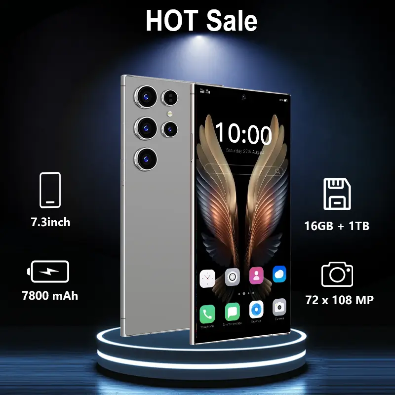 Galaxy S.26 Ultra Smartphone 5G 16/1024GB Android 14.0 Layar Incell 7.5inch Ponsel Bluetooth Baru Tiba dengan Desain Modern dan Kualitas Tinggi