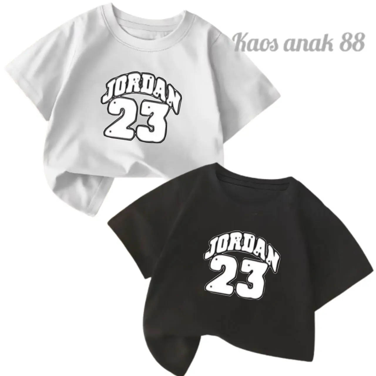 tshirt kaos distro anak umur 2-16 tahun lengan pendek laki-laki perempuan unisex trendy atasan baju balita sablon keren kekinian terbaru fashion bayi tren pakaian baby termurah Katun