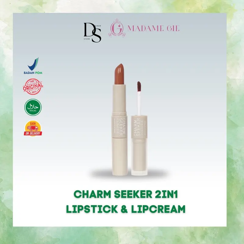 Madame Gie Charmseeker Lipstick dan Lipcream 2in1 Ombre Lipstik 0
