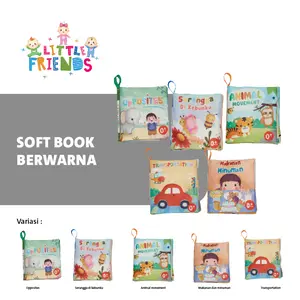 Little Friends Soft Book Mainan Anak LFS1640 LFS1650 LFS1660 LFS1670 LFS1680