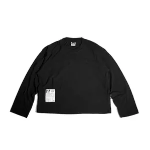 Unknown Services T-shirt Longsleeve Boxy kaos Polos Hitam Pria dan wanita Unknown Services T-shirt Longsleeve Boxy kaos Polos Hitam Pria dan wanita