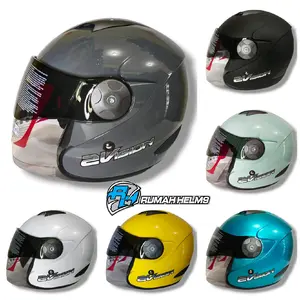 HELM KYT 2 VISION SOLID ORIGINAL DOBLE VISOR