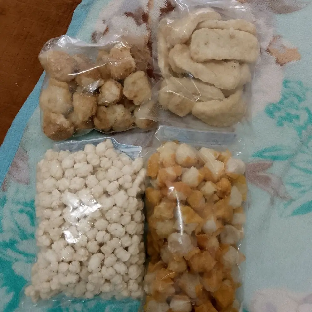 paket mix Kering Makanan aneka topping seblak enak dan renyah