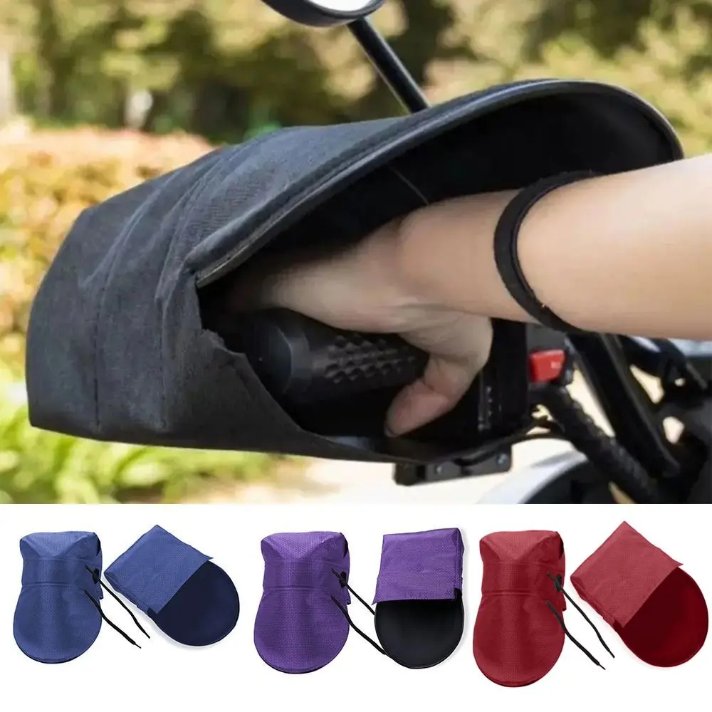 Sun Protection Gloves Sunshade Electric Vehicle Sunscreen Gloves Waterproof Breathable Scooters Hand Guards Modified Decor Accessories UV Resistant Handle Covers Summer