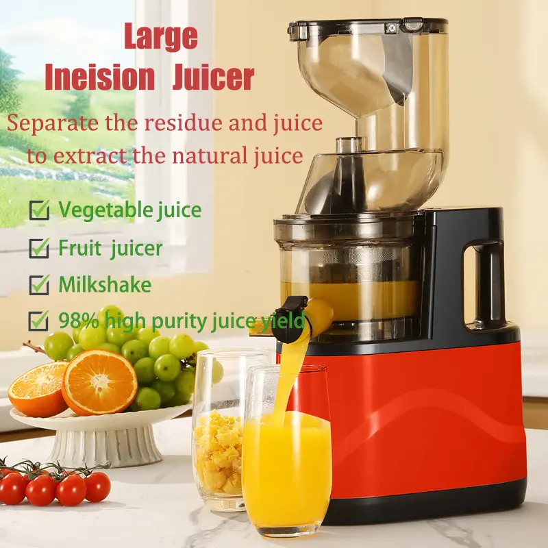 Multi-fungsi Slow Juicer Portable Juicer Blender 150W Kecepatan Jus Tinggi 98% juice yield Kebisingan Rendah 60dB