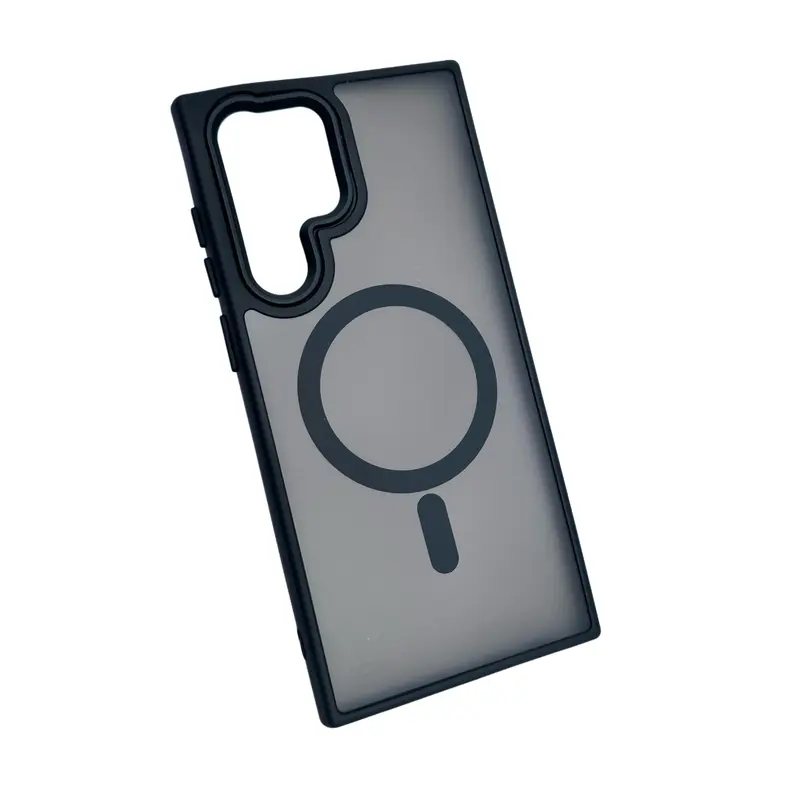 Casing Hybrid Dove Black Edition Magsafe Case A05 A05s A06 A15 A16 A24 A25 A26 A34 A35 A36 A54 A55 A55 S20FE S21FE S23FE S24FE S21 Ultra S22+ S23+ S24+ S22 S23 S24 S25 Ultra Plus 8