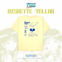 Gambar DISKETTE YELLOW OVERSIZE TEES CLUB of 1986 / Kaos Retro Vintage Trapped in 1986 Culture 24s - M dari Club of 1986 Kota Bandung 2 Tokopedia