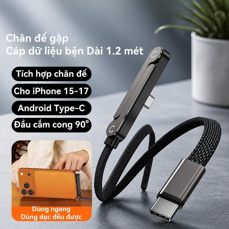 Cần thiết cho các chuyến công tác và du lịch! Đế sạc gấp gọn, cáp sạc nhanh, công suất cao 240W, vừa sạc vừa sử dụng mà không chiếm nhiều diện tích.
