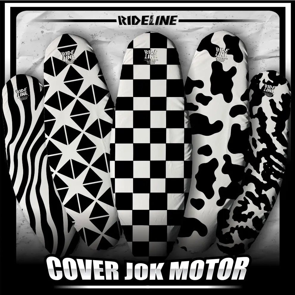 Rideline patern seat cover - sarung jok motor fullprint