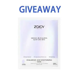 [GIVEAWAY] ZOICY Hyaluronic Acid Moisturizing Mask 25ML 1PCS | Hydrating and moisturizing Brightening Anti-aging Repairing the barrier