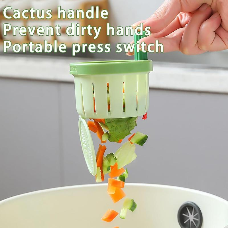 Product Introduction of Cactus Kitchen Sink Drain Strainer, Cactus Sink Filter Sink Strainer Basket Kitchen Sink Drain Basket Food Catcher Easy Lifting and Automatic Dumping Sink Filter 7