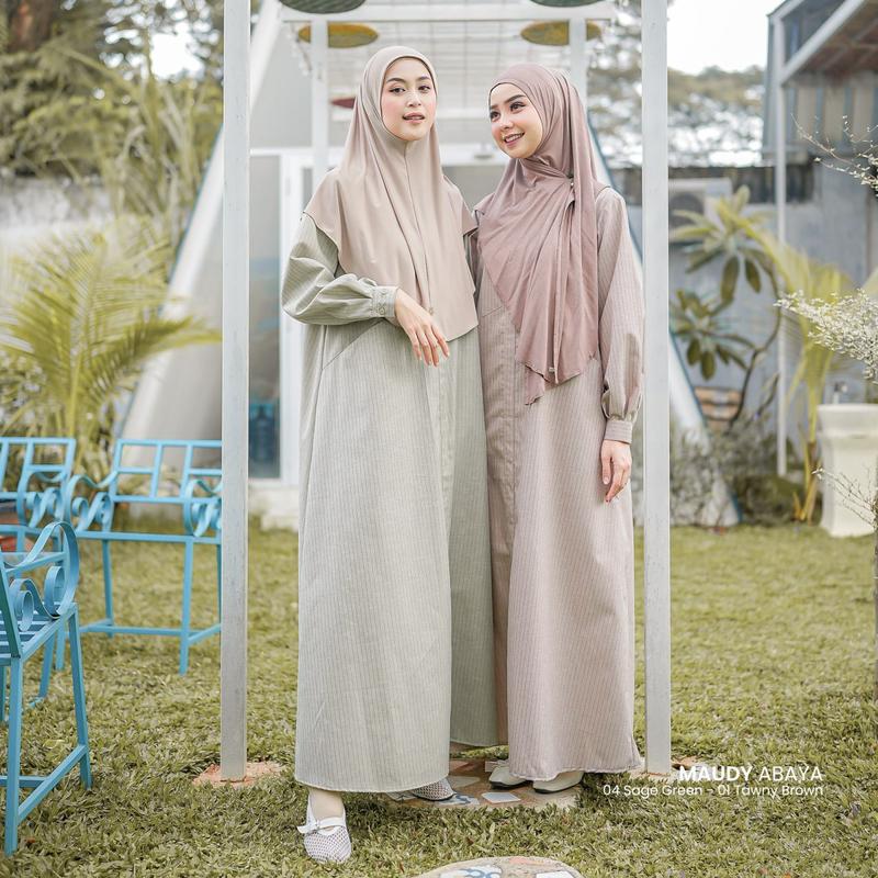 MAUDY ABAYA BY LIDIA HADIWINOTO (ABAYA SAJA) |ABAYA LH |ABAYA POLOS Gamis Dewasa 5