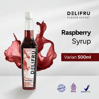 Gambar Raspberry Syrup Delifru 500 ml - Sirup Beri Frambos Premium dari Bubuqu Powder Kota Surabaya 1 Tokopedia