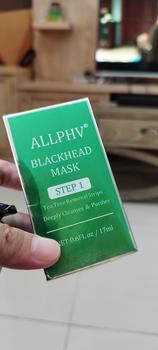 Product Review of Masker komedo AllPhv Blackhead Remover Mask Step 1 & Step 2 (Masker pembersih komedo) Treatment from ✨**✨ 1