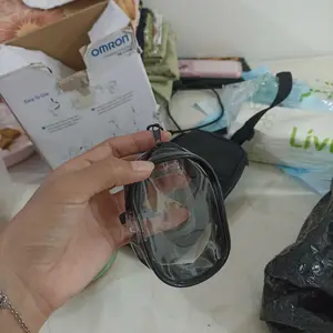 MINI TRANSPARANT POUCH PVC Transparan Multifungsi untuk Kunci Handphone Kabel Charger dan Kosmetik Compact dan Tahan Air