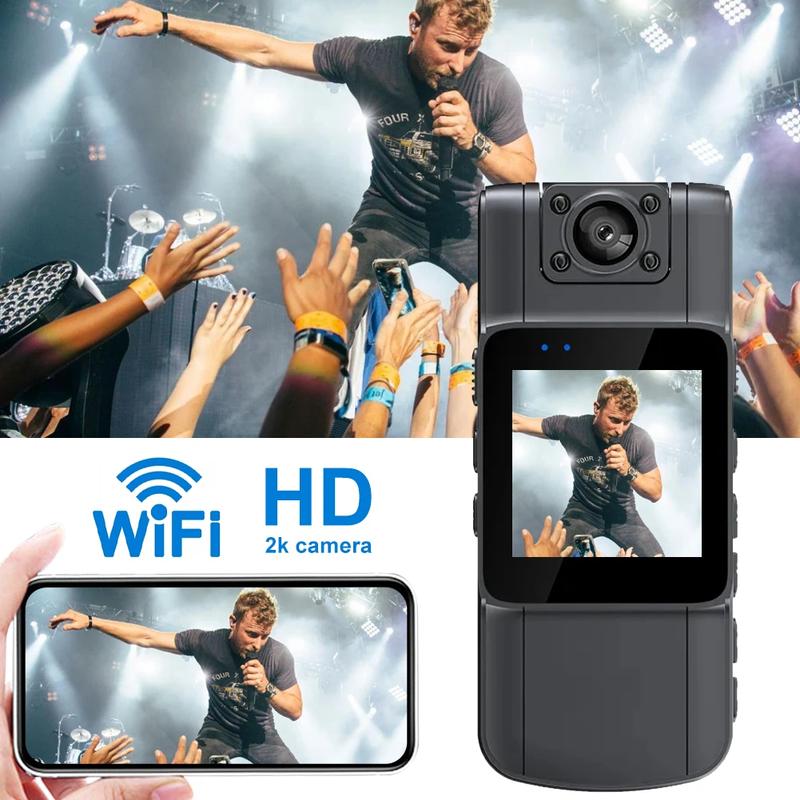Máy quay video kỹ thuật số, Độ phân giải 4K HD WIFI, Cầm Tay và có thể đeo được, Máy ảnh thể thao đeo được, Tầm nhìn ban đêm hồng ngoại, Máy ảnh cảnh sát, Máy ảnh từ tính mini Nhỏ được hỗ trợ bởi WIFI