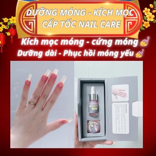  COMBO KÍCH MỌC MÓNG CẤP TỐC NAIL CARE - Tặng 1 dũa - Dưỡng dài ,dày MÓNG - kích mọc MÓNG - NẤM MÓNG  DƯỠNG NAIL 