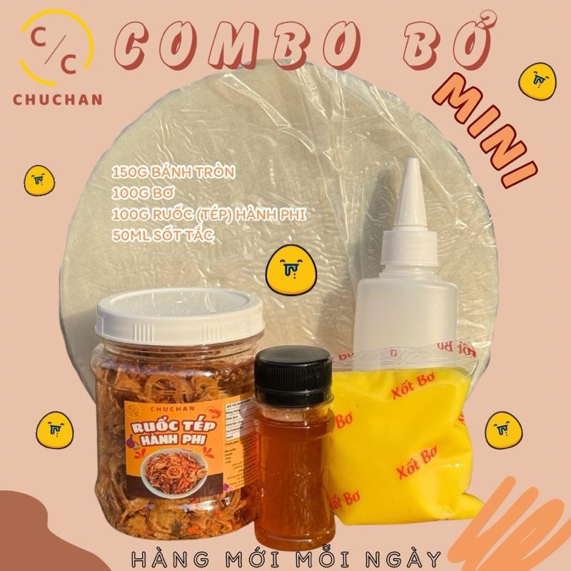 [COMBO] Bánh Tráng Phơi Sương kèm Ruốc tép hành phi và Topping