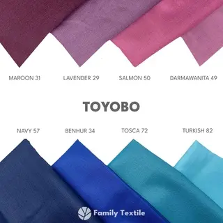 Kain Katun Toyobo Premium 1/2 Meter Seri 2 0